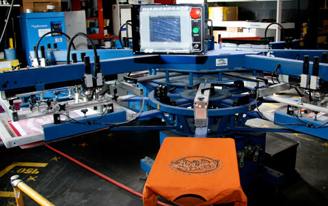 Photo of new automatic 6-color press